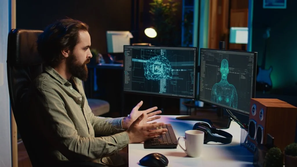 SEO expert analyzing AI search overview rankings