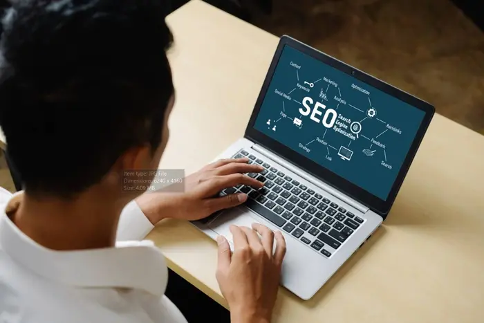 SEO expert analyzing programmatic search optimization techniques