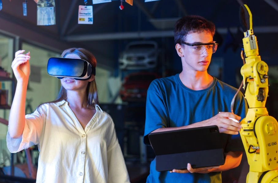 Exploring AI search through immersive virtual reality