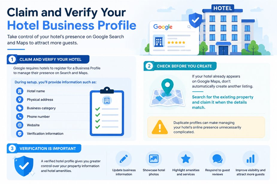 Claim and Verify Your Hotel Business Profile