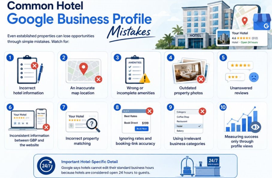 Common Hotel Google Business Profile Mistakes