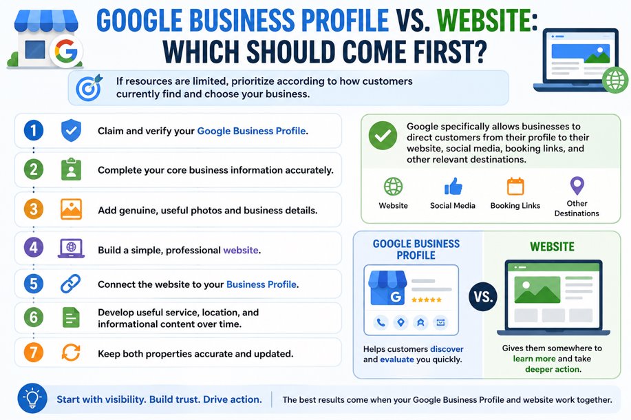Google Business Profile vs. Website